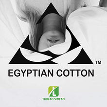 Load image into Gallery viewer, True Luxury 1000-Thread-Count 100% Egyptian Cotton Bed Sheets, 4-Pc King White Sheet Set, Single Ply Long-Staple Yarns, Sateen Weave for Kids and Adults, Fits Mattress Upto 18&#39;&#39; Deep Pocket
