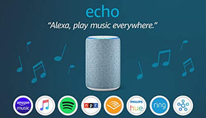 Echo (3rd Gen) - Smart speaker with Alexa - Twilight Blue