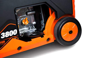 WEN 56380i Super Quiet 3800-Watt Portable Inverter Generator with Fuel Shut-Off and Electric Start