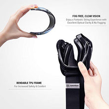 Load image into Gallery viewer, OutdoorMaster OTG Ski Goggles - Over Glasses Ski/Snowboard Goggles for Men, Women &amp; Youth - 100% UV Protection (Black Frame + VLT 10% Grey Lens with REVO Silver)
