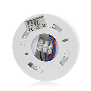 Sensky 360 Degree Ceiling Mount Occupancy Sensor, 110-240V PIR Motion Sensor Switch, High Sensitive Movement Detector Light Switch, Neutral Required(Max Detection Distance: 6 m)