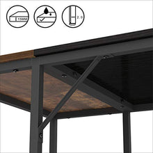 Load image into Gallery viewer, JOISCOPE Computer Desk with Shelves,Laptop Table with Wooden Drawer,40 inches(Vintage Oak Finish)
