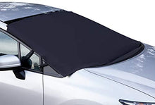 Load image into Gallery viewer, OxGord Windshield Snow Cover - Original Design Best for Ice Removal - All Weather Winter &amp; Summer Auto Sun-Shade - Universal Fit for Truck SUV Van Car Accessories - Front Window
