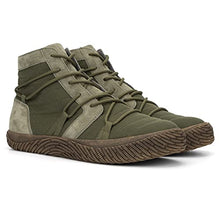 Load image into Gallery viewer, Hybrid Green Label Men's Revolution 2.0 High Fashion, Casual Recycled Canvas &amp; Leather, Lace-Up, Round Toe, Rubber Outsole; Size 11
