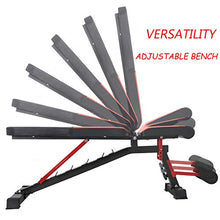 Load image into Gallery viewer, RELIFE REBUILD YOUR LIFE Adjustable Weight Bench, Utility Workout Bench for Home Strength Training, Gym Incline Decline Bench for Full Body Exercise
