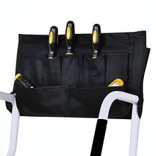 Load image into Gallery viewer, charaHOME 4 Step Ladder Step Stool 500 lb Capacity Folding Portable Ladder Steel Frame with Safety Side Handrails Non-Slip Wide Pedal Kitchen and Home Stepladder with Attachable Tool Bag
