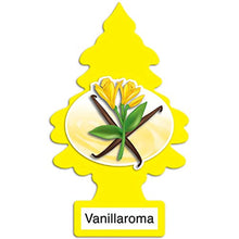 Load image into Gallery viewer, LITTLE TREES Car Air Freshener I Hanging Tree Provides Long Lasting Scent for Auto or Home I Vanillaroma, 6-Packs (4 Count)

