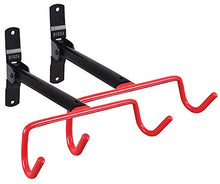 Load image into Gallery viewer, Dirza Wall Mount Bike Hanger Flip Up Garage Bicycle Bike Rack Storage System for Garage Shed with Screws 2 Pack
