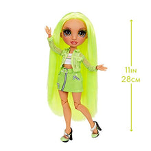Load image into Gallery viewer, Rainbow High Karma Nichols – Neon Green Fashion Doll with 2 Doll Outfits to Mix &amp; Match and Doll Accessories, Great Gift for Kids 6-12 Years Old
