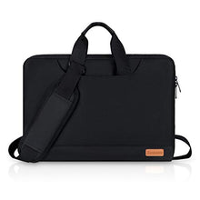 Load image into Gallery viewer, 15.6 Inch Laptop Sleeve, Simboom Laptop Messenger Bag with Accessories Organizer Pouch, Waterproof Shoock-Proof Protective Case Compatible with 15.6 inch Dell Acer Asus Hp Lenovo - Black
