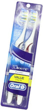 Load image into Gallery viewer, Oral-B Pulsar 3d White Advanced Vivid Soft Toothbrush Twin Pack (Colors May Vary)

