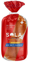 Load image into Gallery viewer, Sola Low Carb Sweet &amp; Buttery Variety Pack, 1 Sweet &amp; Buttery Bread, 1 Golden Wheat Hot Dog Buns, 1 Golden Wheat Hamburger Buns, (Pack of 3)
