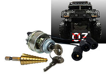 Load image into Gallery viewer, Ignition Starter Keyed Switch Military Plug 4-Position ACC/OFF/ON/START for Humvee M998 HMMWV 24V
