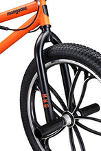 Load image into Gallery viewer, Mongoose Legion Mag Freestyle Sidewalk BMX Bike for-Kids,-Children and Beginner-Level to Advanced Riders, 20-inch Wheels, Hi-Ten Steel Frame, Micro Drive 25x9T BMX Gearing, Orange
