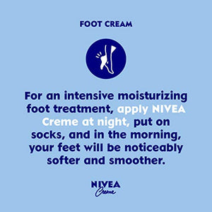 NIVEA Crème - Unisex All Purpose Moisturizing Cream for Body, Face and Hand Care, Travel Size, Use After Washing Hands - 2 oz. Tube