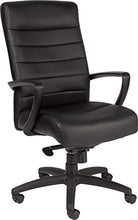 Load image into Gallery viewer, Eurotech Seating Manchester High Back Leather Chair, Black
