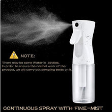 Load image into Gallery viewer, Empty Spray Bottle -5.4oz/160ml Hair Spray Bottle Mist Sprayer Fine Plant Mist Spray Bottle Fine Continuous Spray Water Bottle for Hair Styling, Plants, Cleaning, Misting &amp; Skin Care (5 Ounce, Clear)
