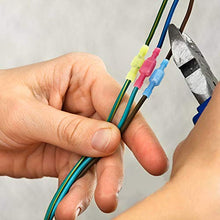 Load image into Gallery viewer, 180pcs Fully Insulated Wire Crimp Terminal Nylon Quick Connectors Wiring Male/Female Spade,YuCool Disconnect Electrical Connectors Assortment Kit AWG 22-16, 16-14, 12-10
