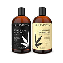 Load image into Gallery viewer, Hair Growth Shampoo and Conditioner Set for Thinning Hair and Hair Loss for Men and Women 18 oz - Hemp Oil, Biotin, Natural and Organic Ingredients - Hair Thickening and Volumizing
