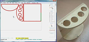 CAD-CAM CNC Mill 4 Axis Software for Mach 3-4, Linux CNC, EMC2, CNC 3040. Design your part and generate the g-code with a single easy to use software, plus many tutorial training videos included.