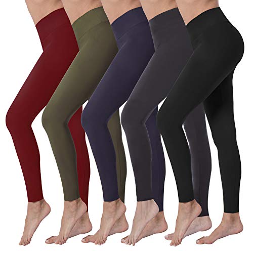 VALANDY High Waisted Yoga Pants Stretch Tummy Control Athletic Workout Running Leggings for Women Reg&Plus Size