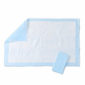 Medline Moderate Absorbency 23" x 36" Fluff Disposable Underpads, 150 Per Case, Great for Protecting Bed, Furniture, Surfaces