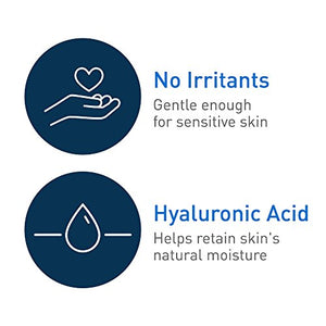 CeraVe Moisturizing Cream | Body and Face Moisturizer for Dry Skin | Body Cream with Hyaluronic Acid and Ceramides | Normal | Fragrance Free | 19 Oz