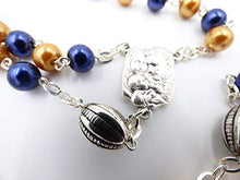 Load image into Gallery viewer, NOTRE DAME NCAA CATHOLIC ROSARY BEADS
