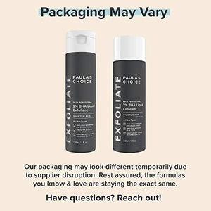 Paulas Choice--SKIN PERFECTING 2% BHA Liquid Salicylic Acid Exfoliant--Facial Exfoliant for Blackheads, Enlarged Pores, Wrinkles & Fine Lines, 4 oz Bottle