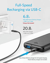 Load image into Gallery viewer, Anker USB C Portable Charger, PowerCore Essential 20000 PD (18W) Power Bank, High-Capacity 20000mAh Power Delivery Battery Pack for iPhone 11/11 Pro/11 Pro Max/X/8, Samsung (PD Charger Not Included)

