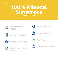 Load image into Gallery viewer, Mustela Baby Mineral Sunscreen Stick SPF 50 Broad Spectrum - Face &amp; Body Sun Stick with 70% Organic Ingredients - Ultra Sheer, Water Resistant &amp; Fragrance-Free - 0.6 oz.

