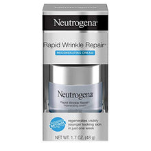 Load image into Gallery viewer, Neutrogena Rapid Wrinkle Repair Retinol Regenerating Anti-Aging Face Cream &amp; Hyaluronic Acid; Anti-Wrinkle Retinol Moisturizer &amp; Neck Cream, with Hyaluronic Acid &amp; Retinol, 1.7 oz
