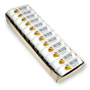 Belveder Premium Wild Cod Liver in Own Oil from Iceland 120g/4.2 Oz | Natural Source of Omega-3 Fatty Acids (Pack of 12)
