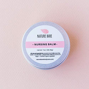 Nipple Cream for Breastfeeding - Natural Nipple Butter - Vegan Breast Balm for New Mama & Baby | Nursing and Dry Skin - Nipple Salve | Earth Friendly | 1oz