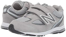 Load image into Gallery viewer, New Balance Kid&#39;s 888 V2 Hook and Loop Running Shoe, Grey/Grey, 3 W US Infant
