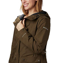 Load image into Gallery viewer, Columbia Women&#39;s Here and There Insulated Trench Jacket, Waterproof &amp; Breathable, X-Large, Olive Green Lattice Emboss
