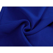 Load image into Gallery viewer, Xintianji Women Frilled Waist Palazzo Pants Casual Wide Leg Trouser Belted with Pockets Royal Blue
