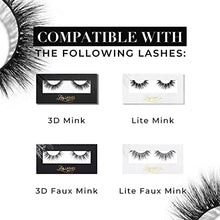 Load image into Gallery viewer, Lilly Lashes Clear Eyelash Glue, Brush On Lash Glue for False Eyelashes, Eyelash Extension Glue for Fake Eyelashes and Natural, Wispy Lashes, Clear Glue Lash Brush, Latex Free Lash Supplies

