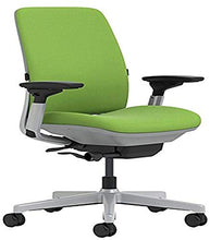 Load image into Gallery viewer, Steelcase Amia Chair with Platinum Base &amp; Standard Carpet Casters, Meadow (Renewed)
