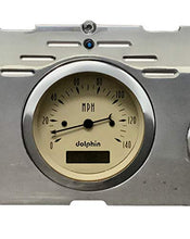 Load image into Gallery viewer, Dolphin Gauges 1960 1961 1962 1963 Chevy Truck 5 Gauge Dash Cluster Panel Set Programmable Tan

