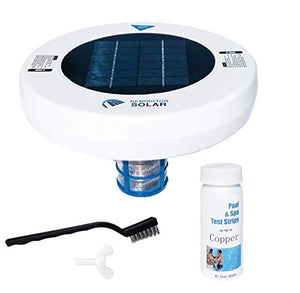 Remington Solar Chlorine-Free Sun Shock & Water Purifier – Reduces Chlorine Usage by up to 80-Percent – Solar Powered Pool Clarifier - Automatic Pool Cleaner & Pool Ionizer for All Pools