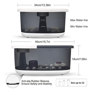ECARBME Foot Spa Bath Massager with Heat Bubbles and Vibration Massage and Jets, 16OZ Tea Tree Oil Foot Soak Epsom Salt, Pedicure Foot spa with Infrared Light, 22 Rollers & Adjustable Temp