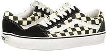 Load image into Gallery viewer, Vans Unisex Old Skool Classic Skate Shoes, (Primary Checkered) Black/White, 9.5 Women/8 Men
