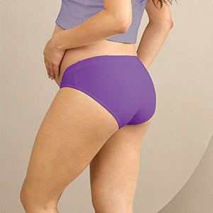 Intimate Portal Maternity Underwear Under the Bump Pregnancy Postpartum Panties Womens Cotton Bikinis 6-Pk Bouquet M