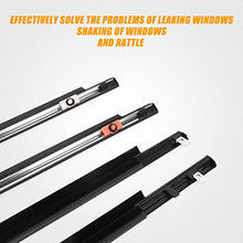 Load image into Gallery viewer, 4Pcs Door Window Moulding Trim Seal Belt Compatible with Toyota FJ Cruiser Weatherstrip 2007-2014 Outerdoor Car Replace 68161-35073 68163-35041
