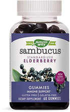 Load image into Gallery viewer, Nature&#39;s Way Sambucus Elderberry Gummies, 60 Gummies (2-Pack)
