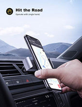 Load image into Gallery viewer, Car Cell Phone Mount, Lamicall Air Vent Clip Holder, Universal Stand Hands Free Cradle Compatible with Phone 12 Mini 11 Pro Xs Xs Max Xr X 8 7 6 6s Plus SE and Other 4.7-6.5'' Smartphones - Silver
