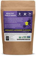 Load image into Gallery viewer, Organic Lavender Flowers Dried | Perfect for Tea, Baking, Lemonade, DIY Beauty, Sachets &amp; Fresh Fragrance | 100% Raw From France | Large 4oz Resealable Kraft Bag | by FGO
