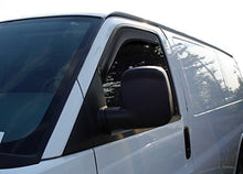 Load image into Gallery viewer, Auto Ventshade AVS 192455 in-Channel Ventvisor Side Window Deflector, 2-Piece Set for 1996-2022 Chevrolet Express &amp; GMC Savana Vans 1500-3500, 2003-2009 Kodiak &amp; Topkick C4500-C5500 with Standard Cab
