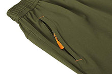 Load image into Gallery viewer, TBMPOY Men's Running Lightweight Elastic Waist Athletic Jogger Pace Shorts(ArmyGreen,us L)
